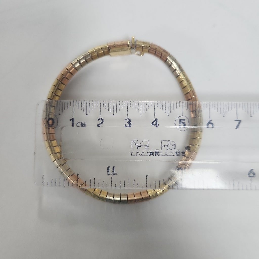 PULSERA ORO COMBINADO 14 K 18,20 GRMS (SEMINUEVO)