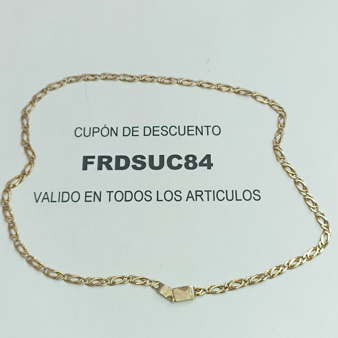 CADENA ORO 8 K 6.2 GRMS (SEMINUEVO)
