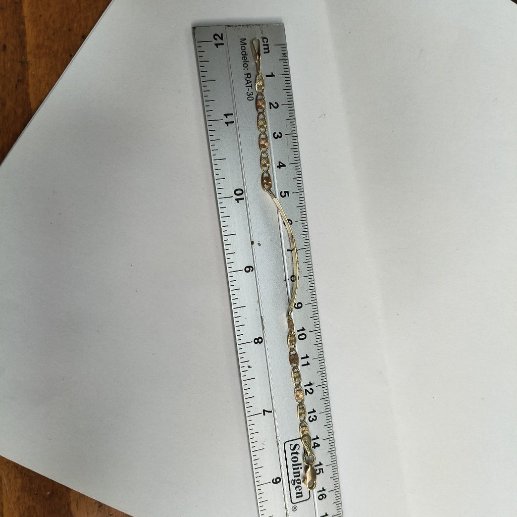 ESCLAVA ORO, ORO COMBINADO 10 K 3.2 GRMS (SEMINUEVO)