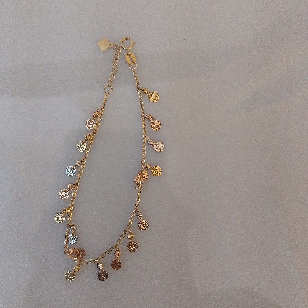 PULSERA ORO, ORO COMBINADO 14 K 2.9 GRMS (SEMINUEVO)