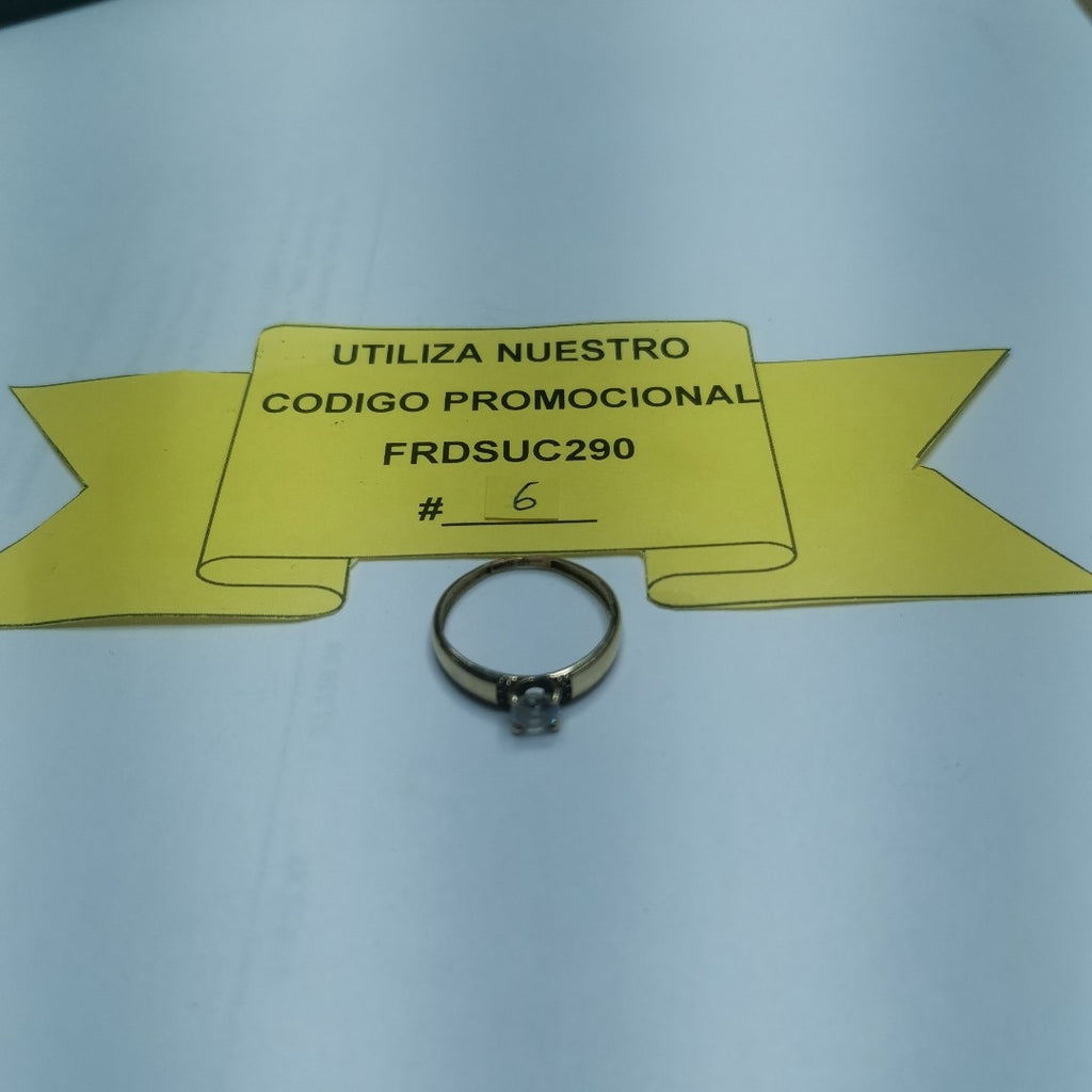 SOLITARIO ORO 14 K 1.5 GRMS (SEMINUEVO)