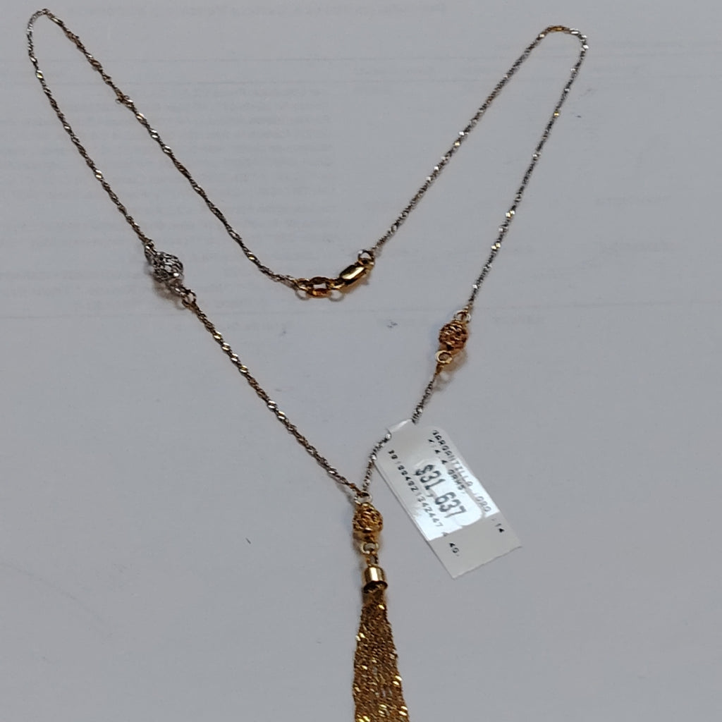 GARGANTILLA ORO 14 K 4.4 GRMS (SEMINUEVO)