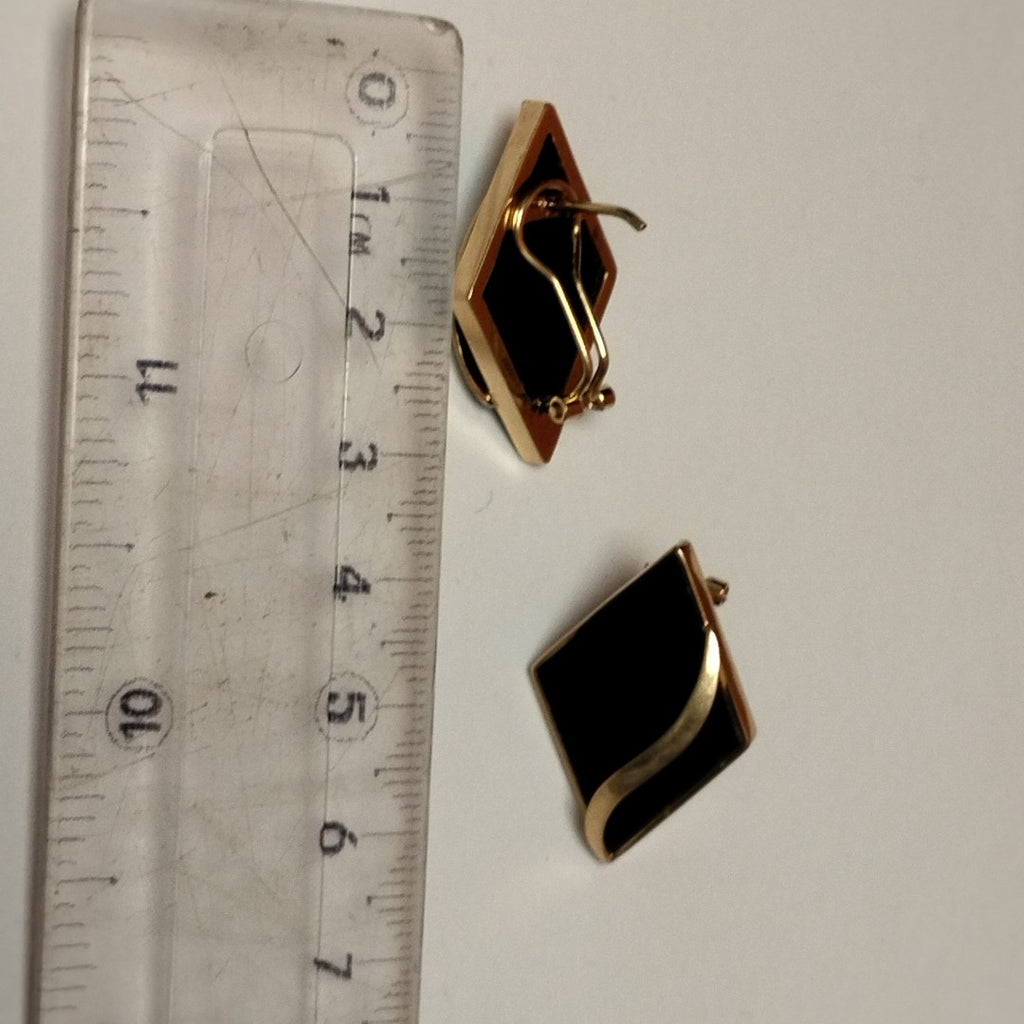 ARETES PAR ORO 14 K 8,30 GRMS (SEMINUEVO)