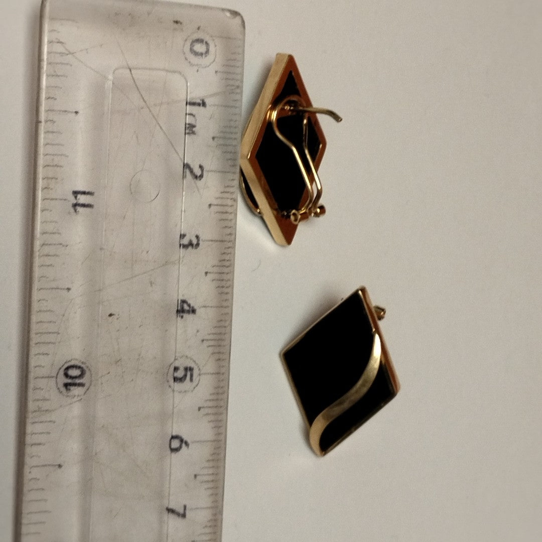ARETES PAR ORO 14 K 8,30 GRMS (SEMINUEVO)