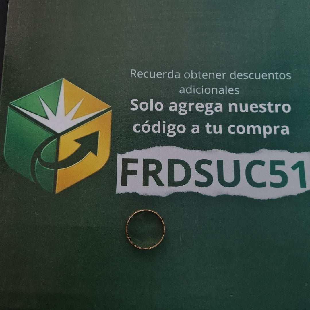 ARGOLLA ORO 14 K 2 GRMS (SEMINUEVO)
