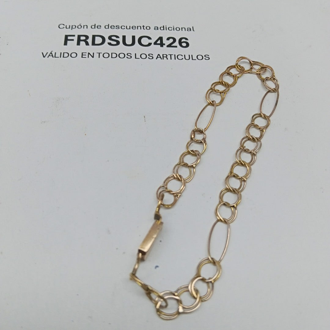 PULSERA ORO 10 K 3.6 GRMS (SEMINUEVO)
