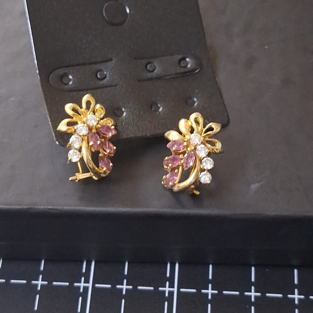 ARETES PAR ORO 10 K 3,80 GRMS (SEMINUEVO)