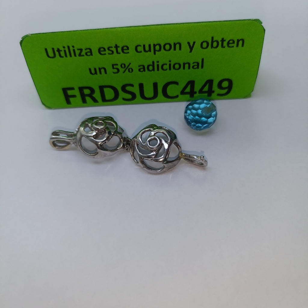 DIJE ORO, ORO BLANCO 14 K 4.1 GRMS (SEMINUEVO)