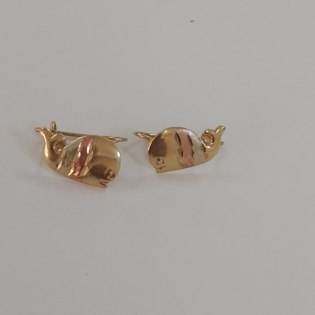 ARETES PAR ORO 10 K 1,10 GRMS (SEMINUEVO)