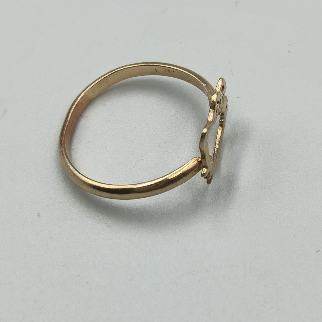 ANILLO ORO 14 K 1.5 GRMS (SEMINUEVO)