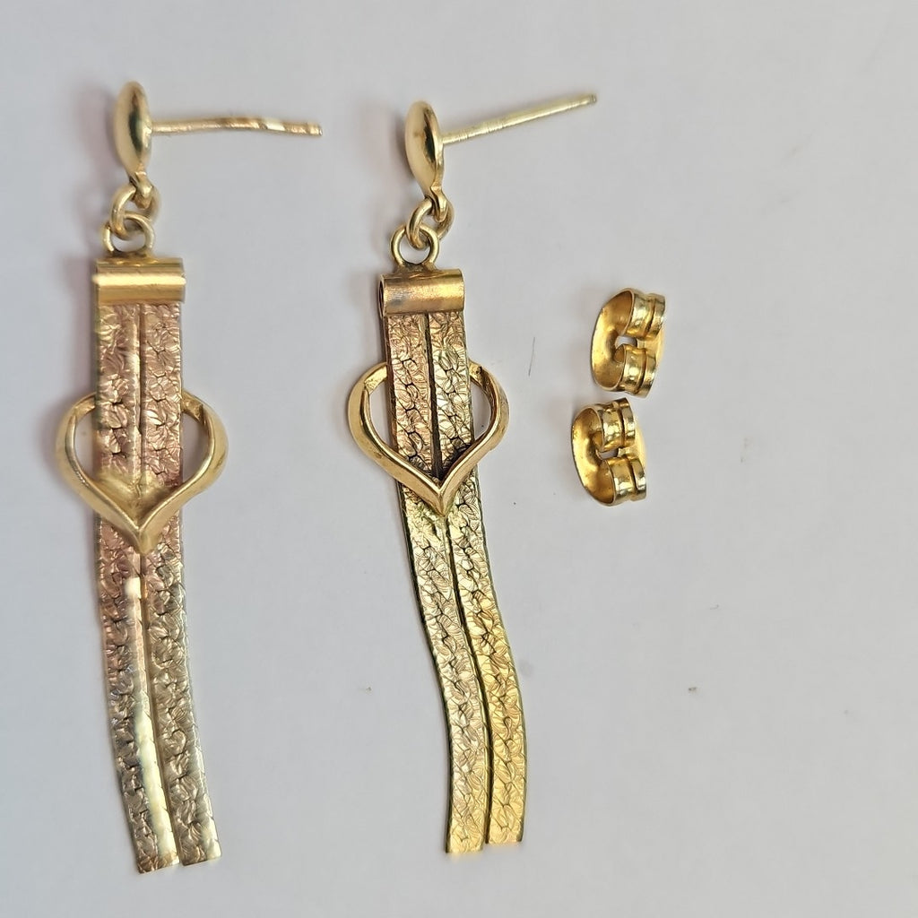 BROQUELES PAR ORO 10 K 3.6 GRMS (SEMINUEVO)