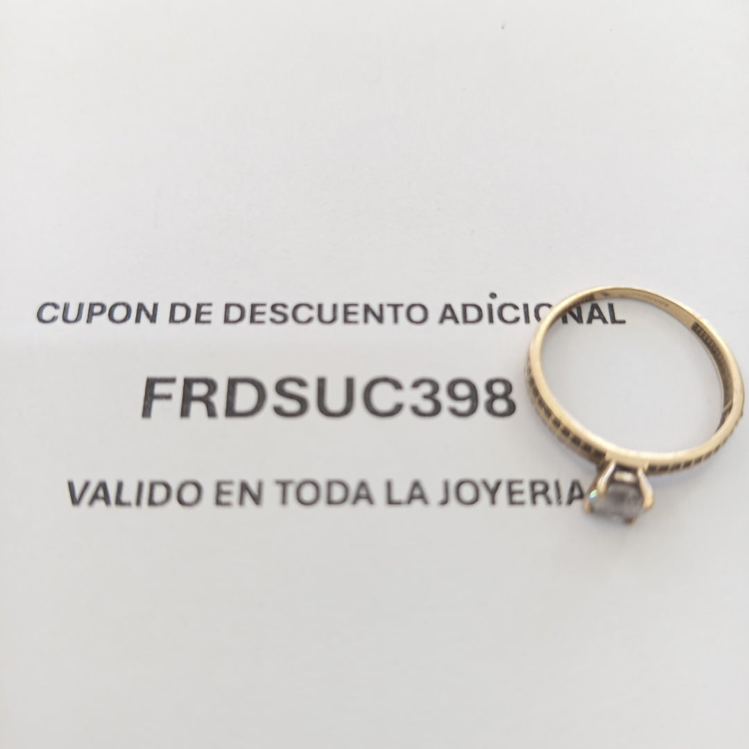 SOLITARIO ORO 10 K 2 GRMS (SEMINUEVO)