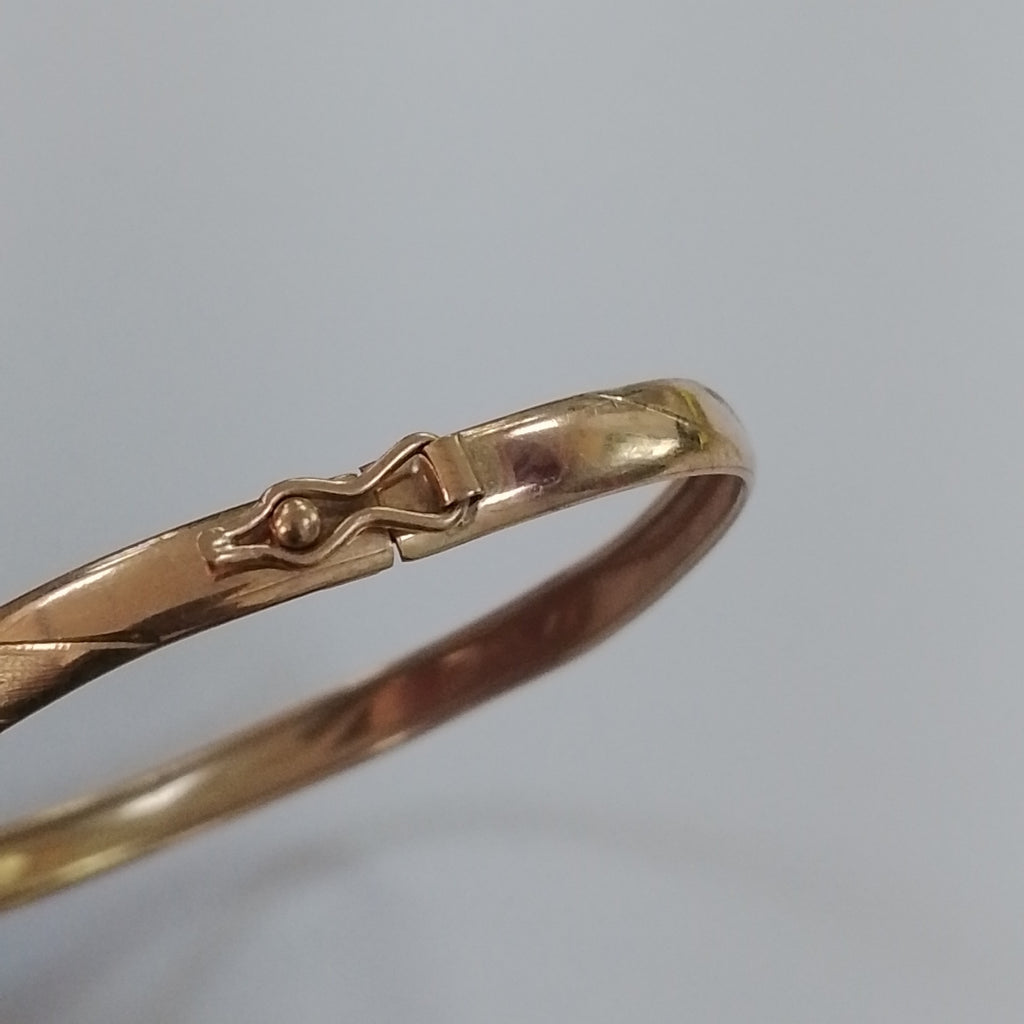 PULSERA RIGIDA ORO 10 K 4,10 GRMS (SEMINUEVO)