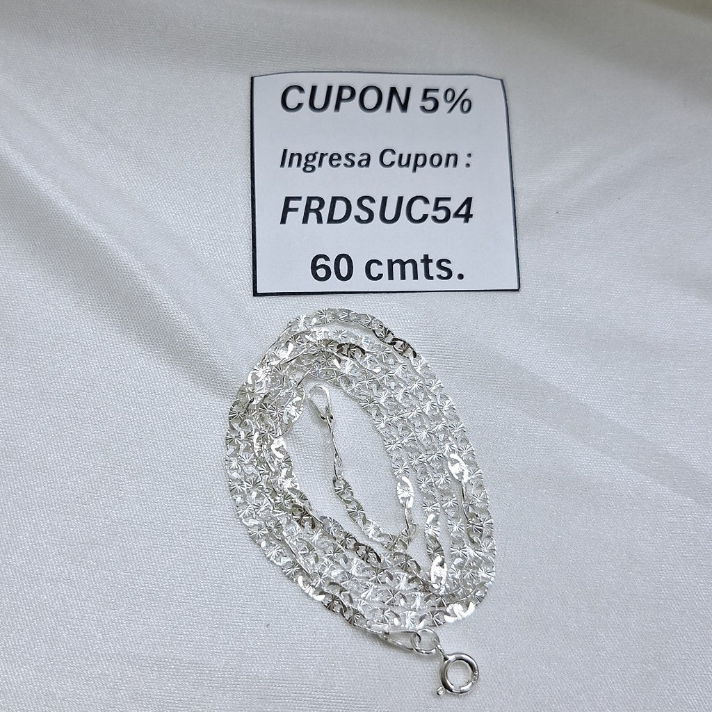 CADENA GUCHI PLATA .925 60 CM 4.12 GR (NUEVO)