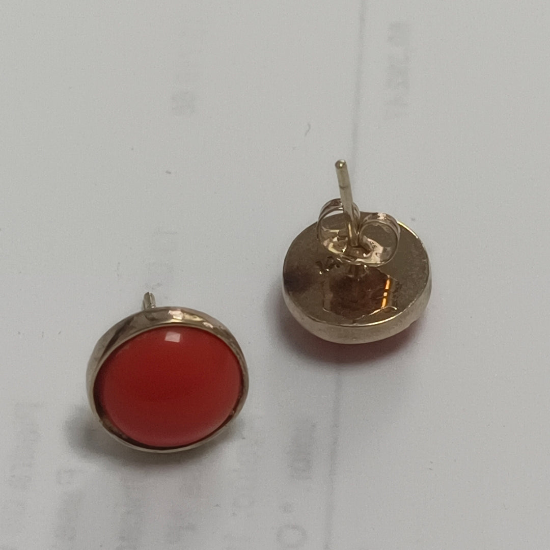 ARETES PAR ORO 14 K 3 GRMS (SEMINUEVO)