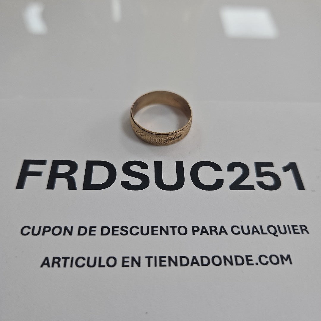 ARGOLLA ORO 10 K 1.7 GRMS (SEMINUEVO)