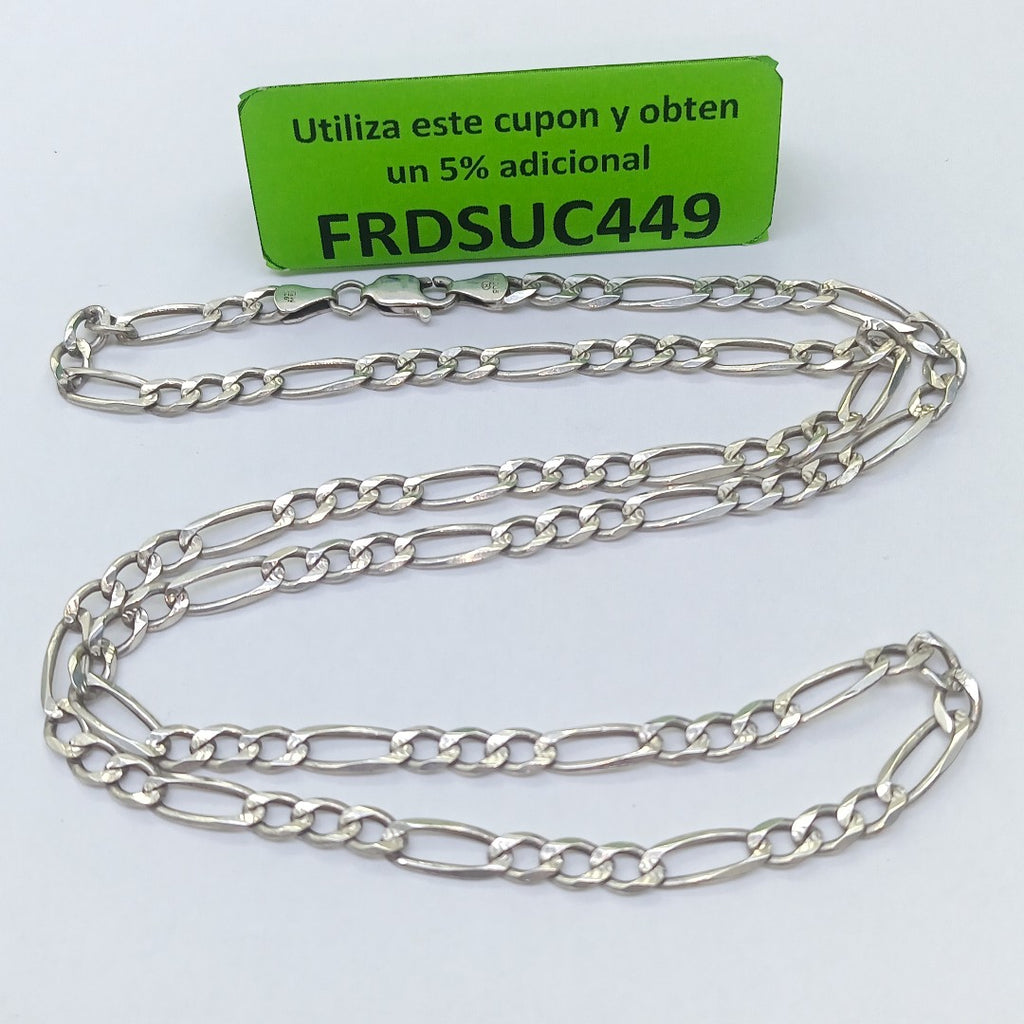 CADENA PLATA 16.3 GRMS (SEMINUEVO)