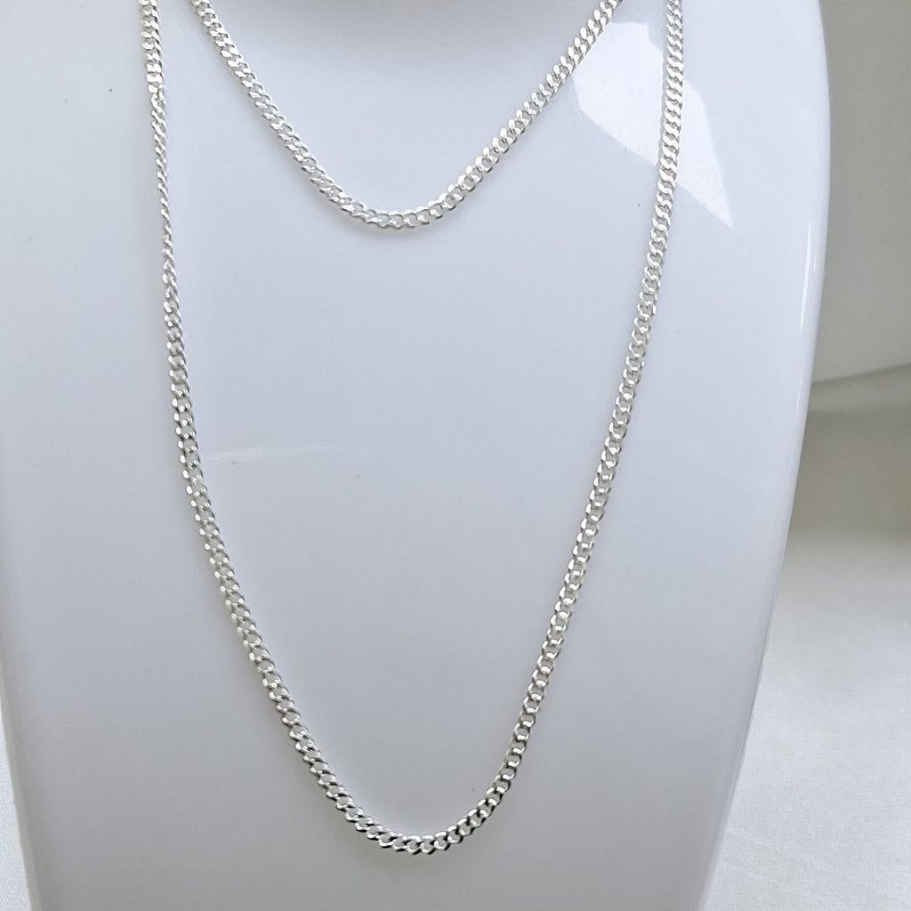 CADENA BARBADA PLATA .925 60 CM 6.63 GR (NUEVO)