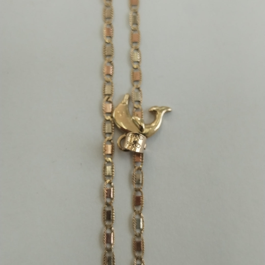 CADENA, DIJE ORO 10 K 4.1 GRMS (SEMINUEVO)