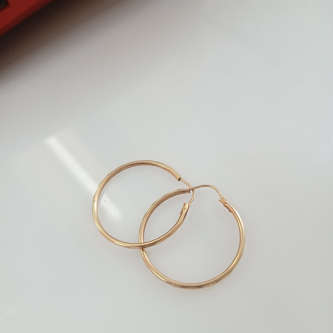 ARRACADAS PAR ORO 10 K 1.5 GRMS (SEMINUEVO)