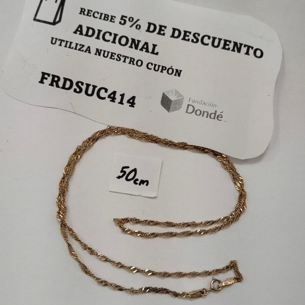 CADENA ORO 10 K 2.4 GRMS (SEMINUEVO)