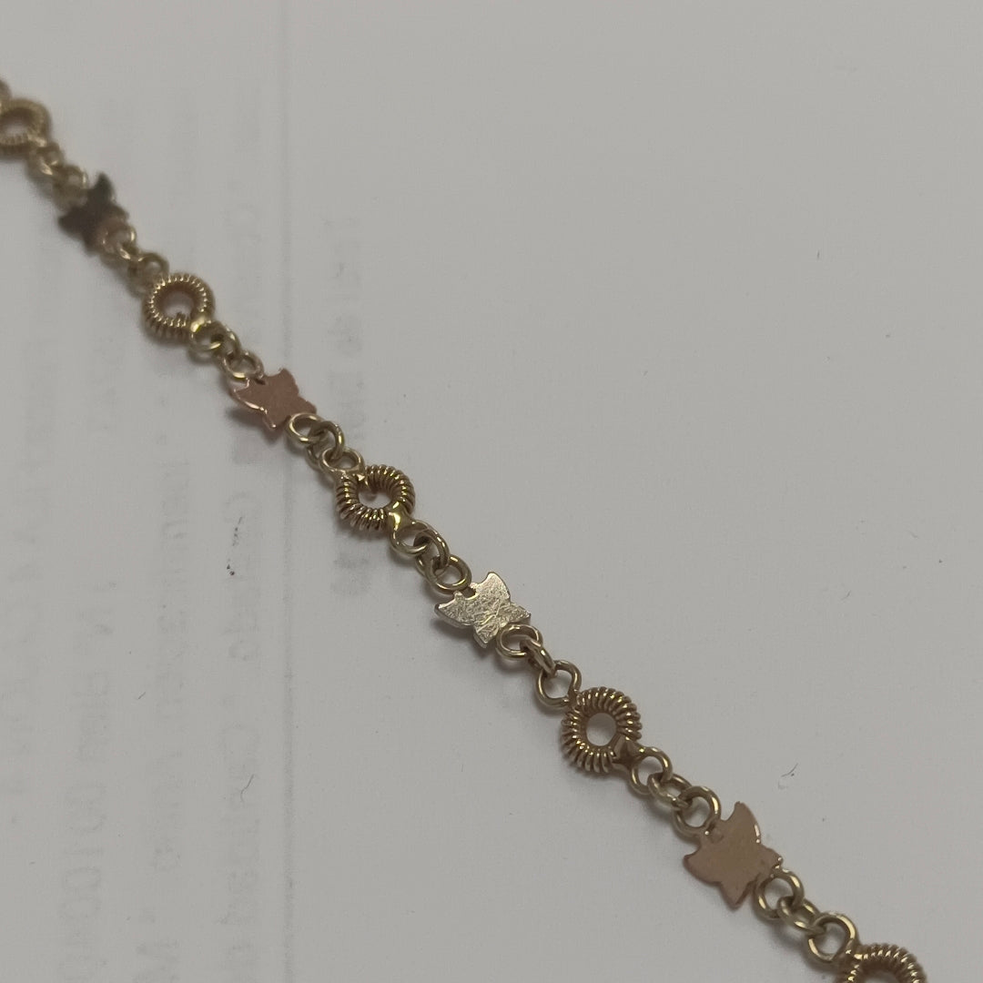 PULSERA ORO 14 K 3.2 GRMS (SEMINUEVO)