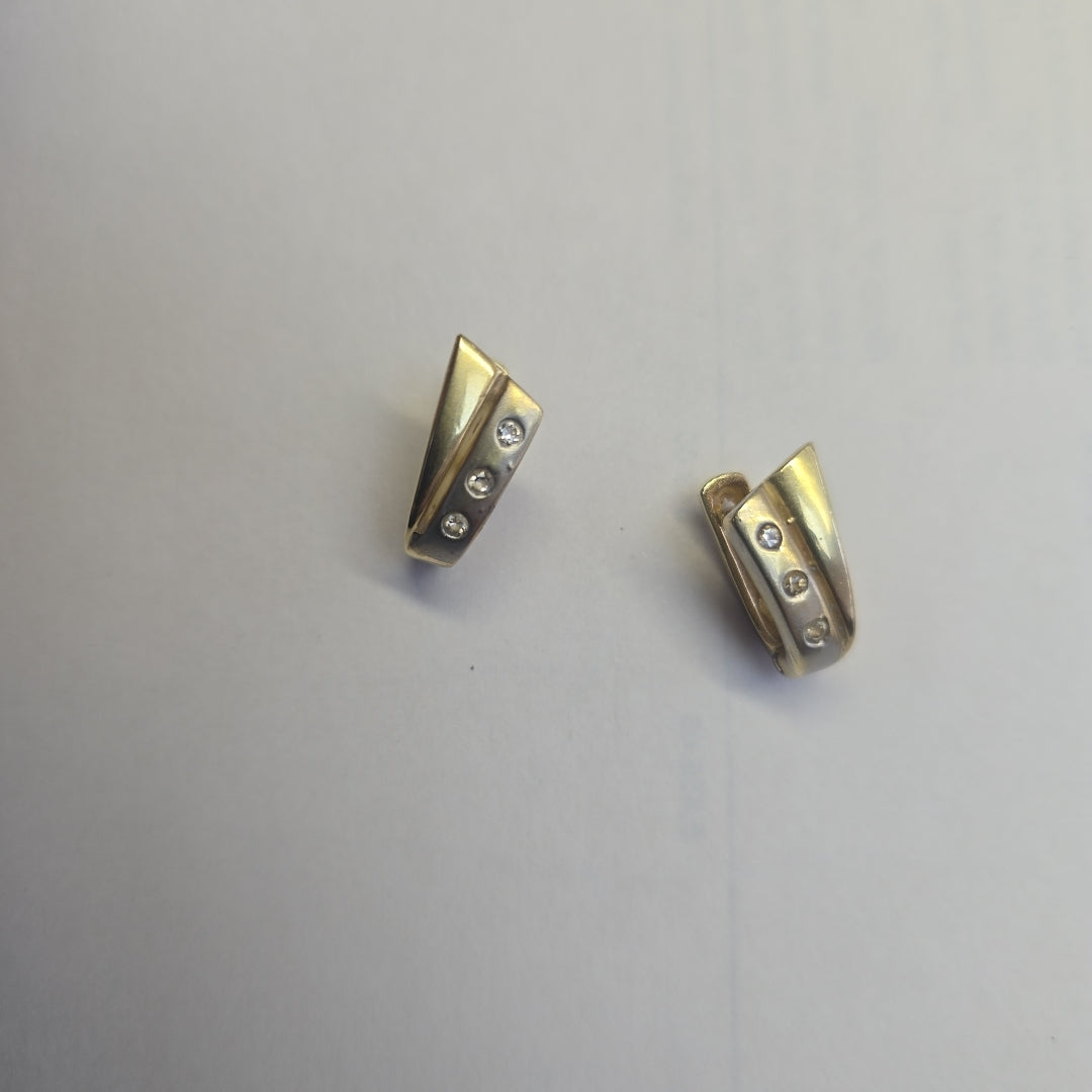 ARETES PAR ORO 10 K 4,80 GRMS (SEMINUEVO)