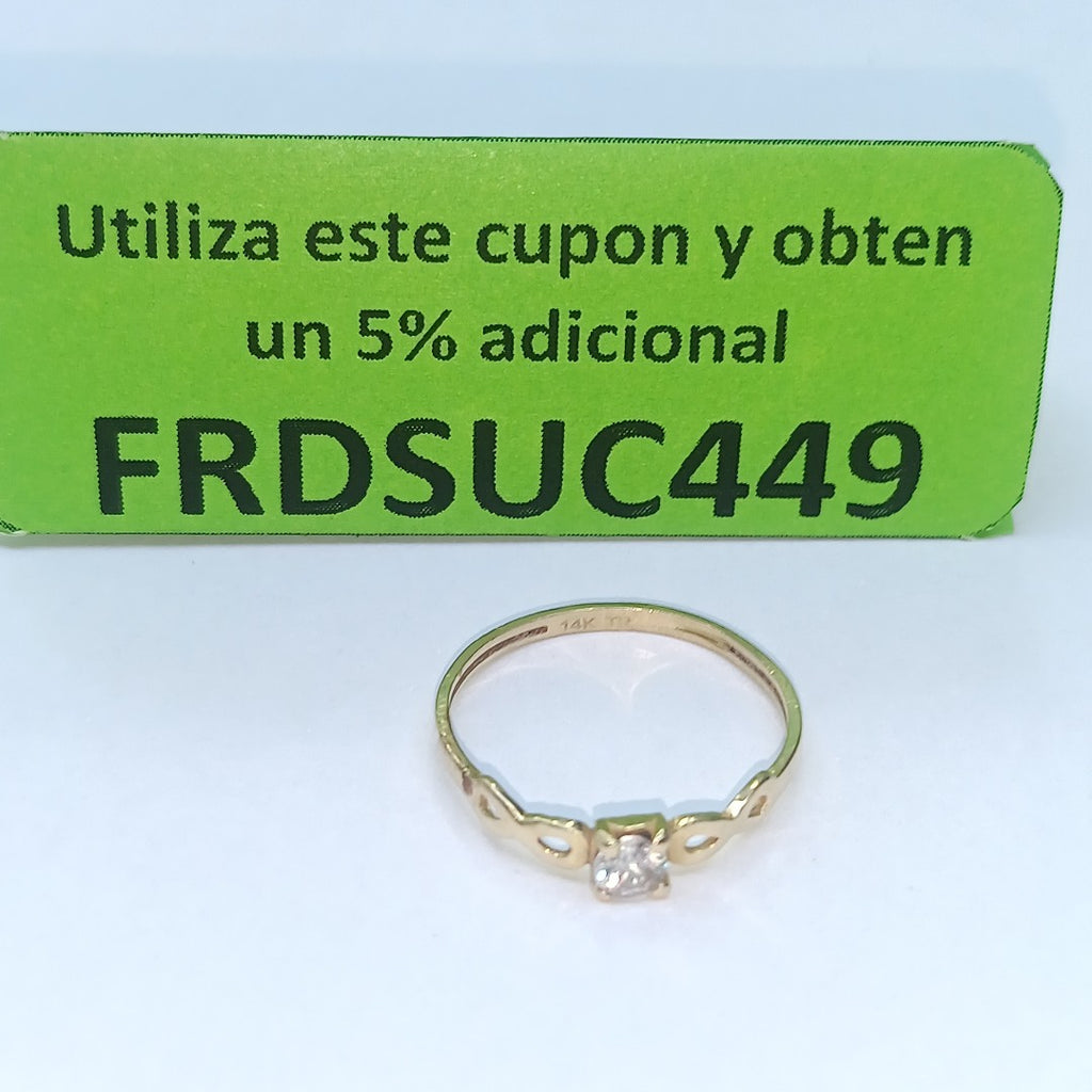 ANILLITO ORO 14 K 0.9 GRMS (SEMINUEVO)