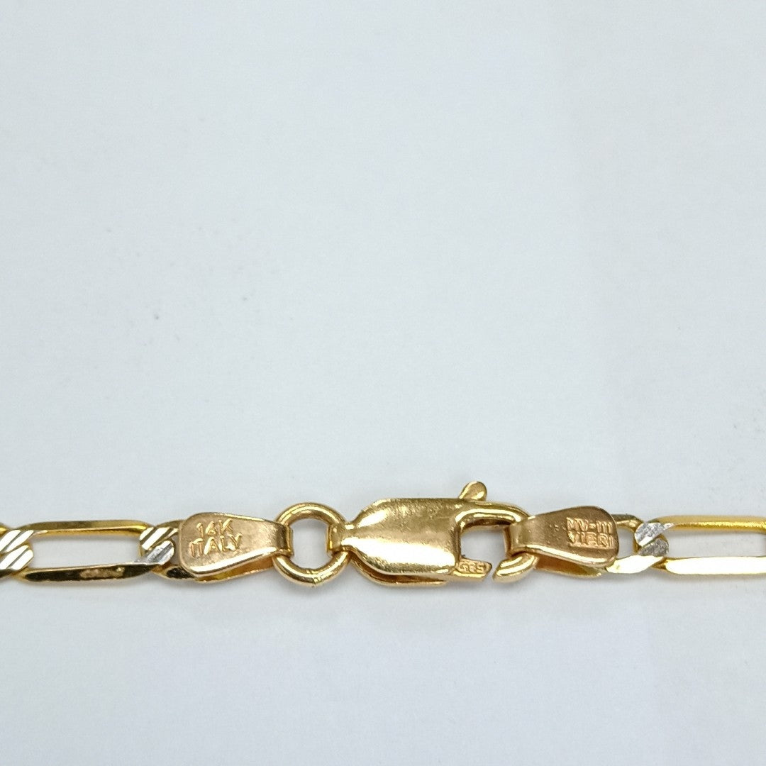 CADENA ORO, RODIADO 14 K 7.7 GRMS (SEMINUEVO)