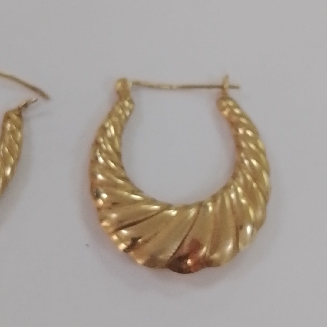 ARRACADAS PAR ORO 14 K 2,30 GRMS (SEMINUEVO)