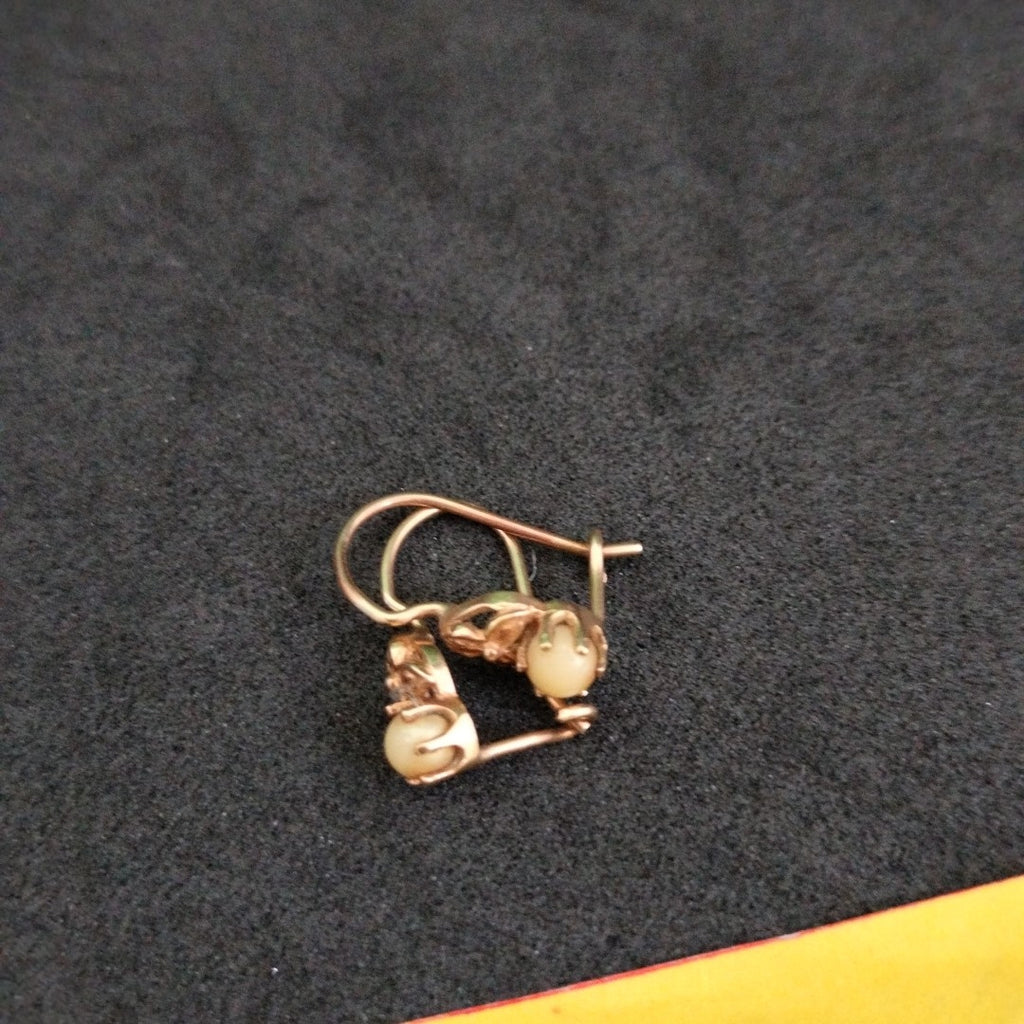 ARETES PAR ORO 8 K 1.2 GRMS (SEMINUEVO)