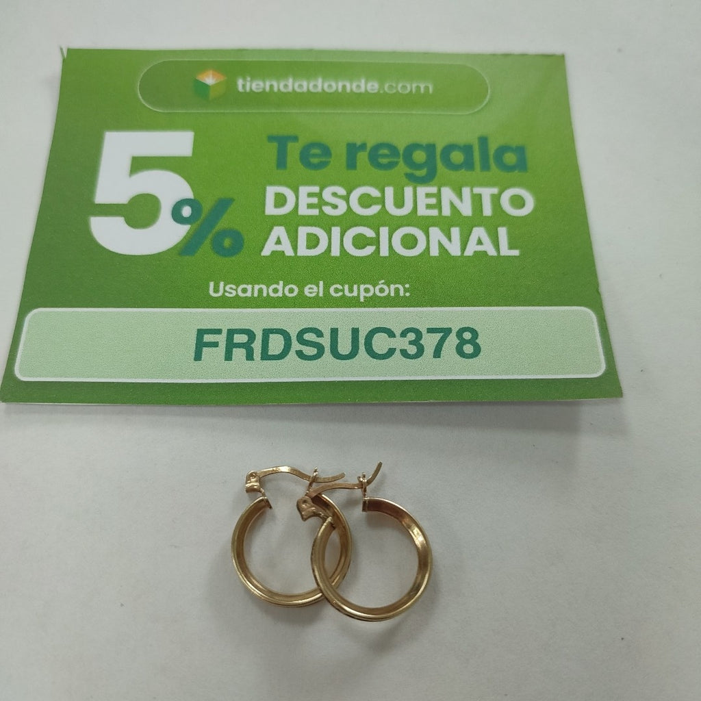 ARRACADAS PAR ORO 10 K 2.3 GRMS (SEMINUEVO)