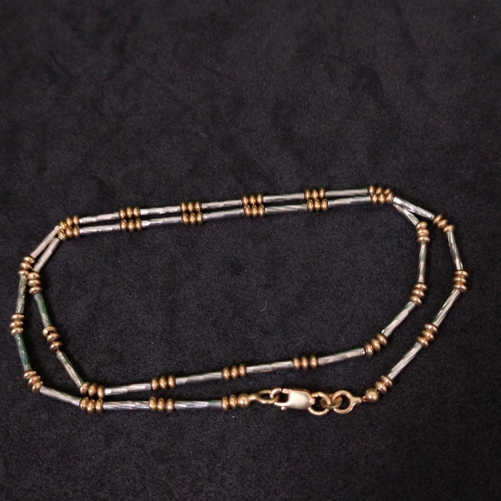 GARGANTILLA ORO COMBINADO 14 K 9.7 GRMS (SEMINUEVO)