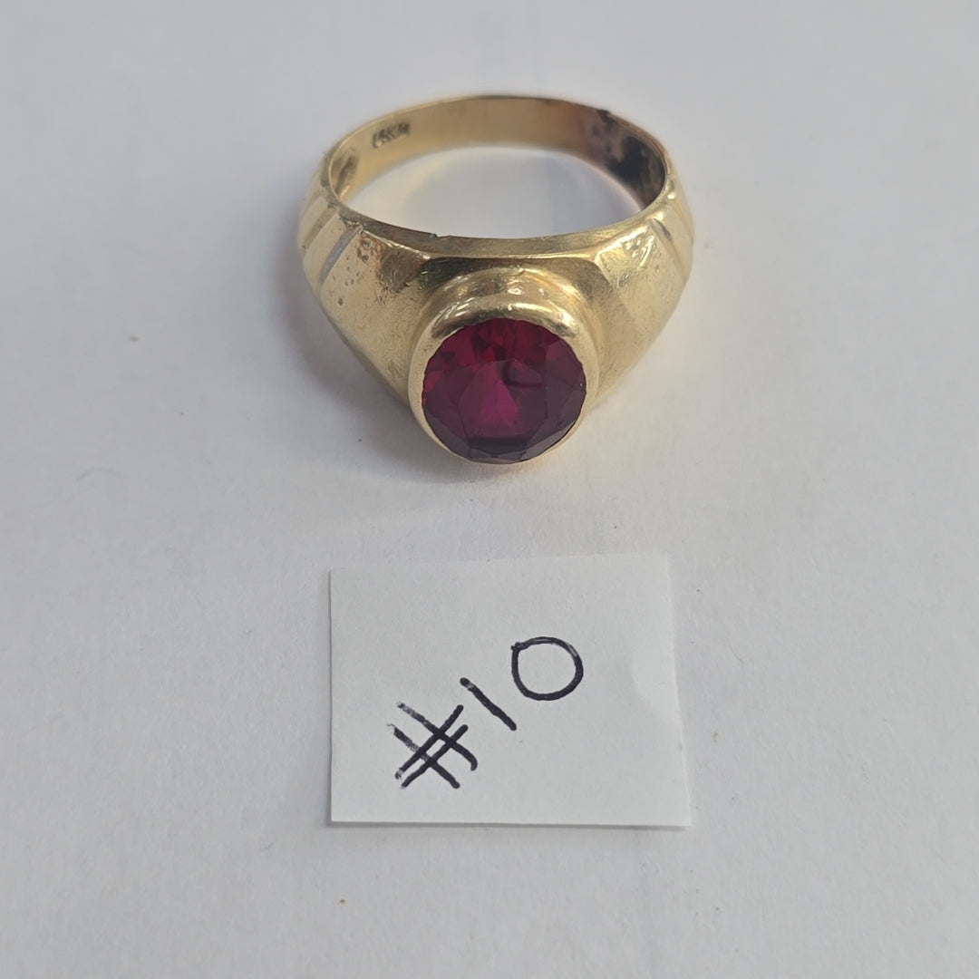ANILLO ORO 14 K 8,40 GRMS (SEMINUEVO)