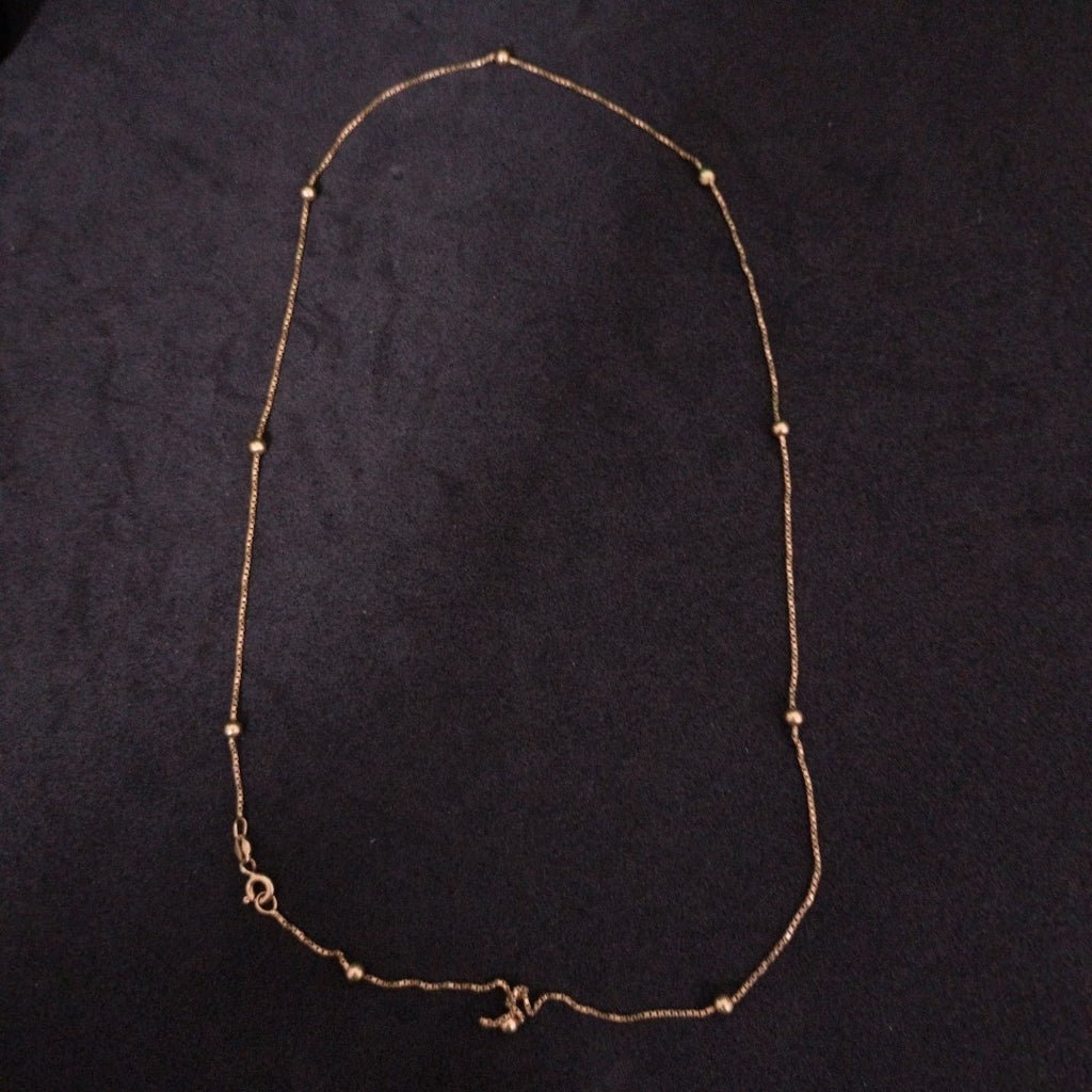 GARGANTILLA ORO 14 K 3.3 GRMS (SEMINUEVO)
