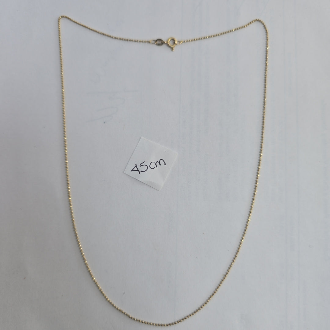 CADENA ORO 10 K 1,50 GRMS (SEMINUEVO)