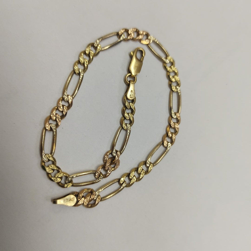 PULSERA ORO COMBINADO 14 K 8.2 GRMS (SEMINUEVO)