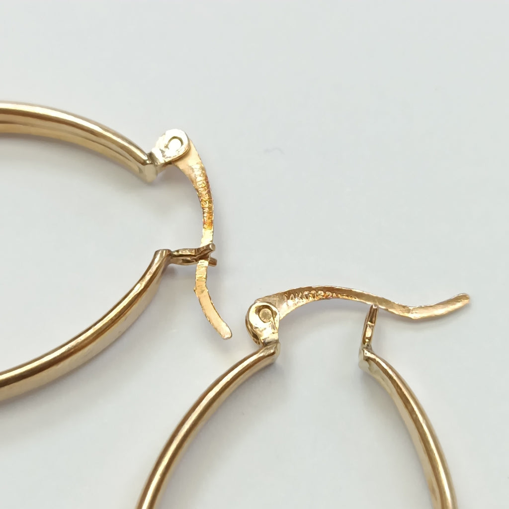 ARRACADAS PAR ORO 14 K 3.6 GRMS (SEMINUEVO)