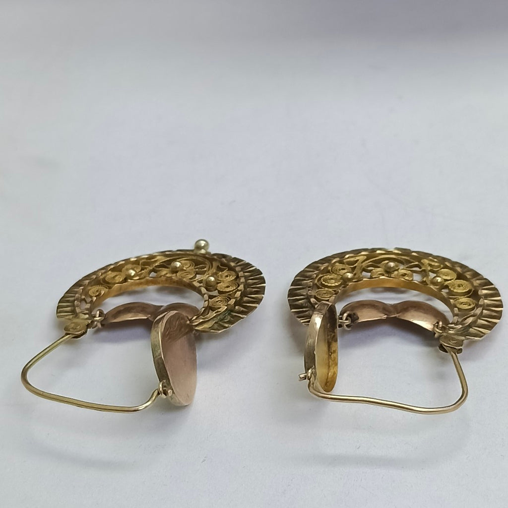 ARRACADAS PAR ORO 8 K 7,90 GRMS (SEMINUEVO)