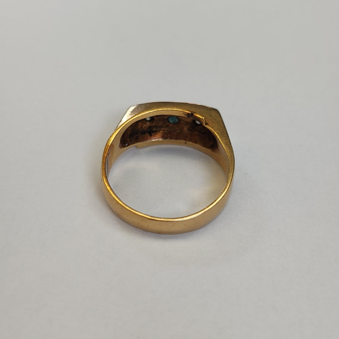ANILLO ORO 14 K 9 GRMS (SEMINUEVO)