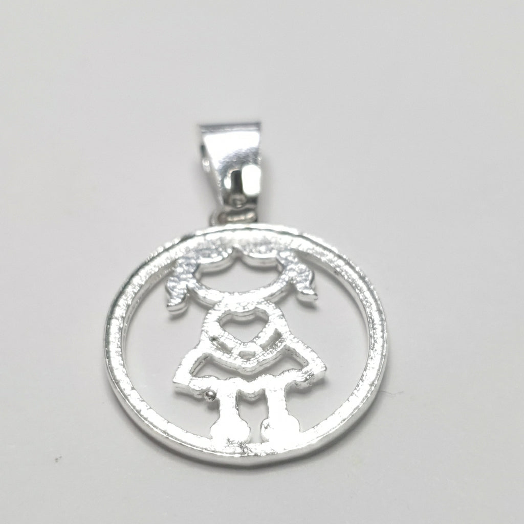 DIJE NIÑA PLATA .925 1.8 GR (NUEVO)
