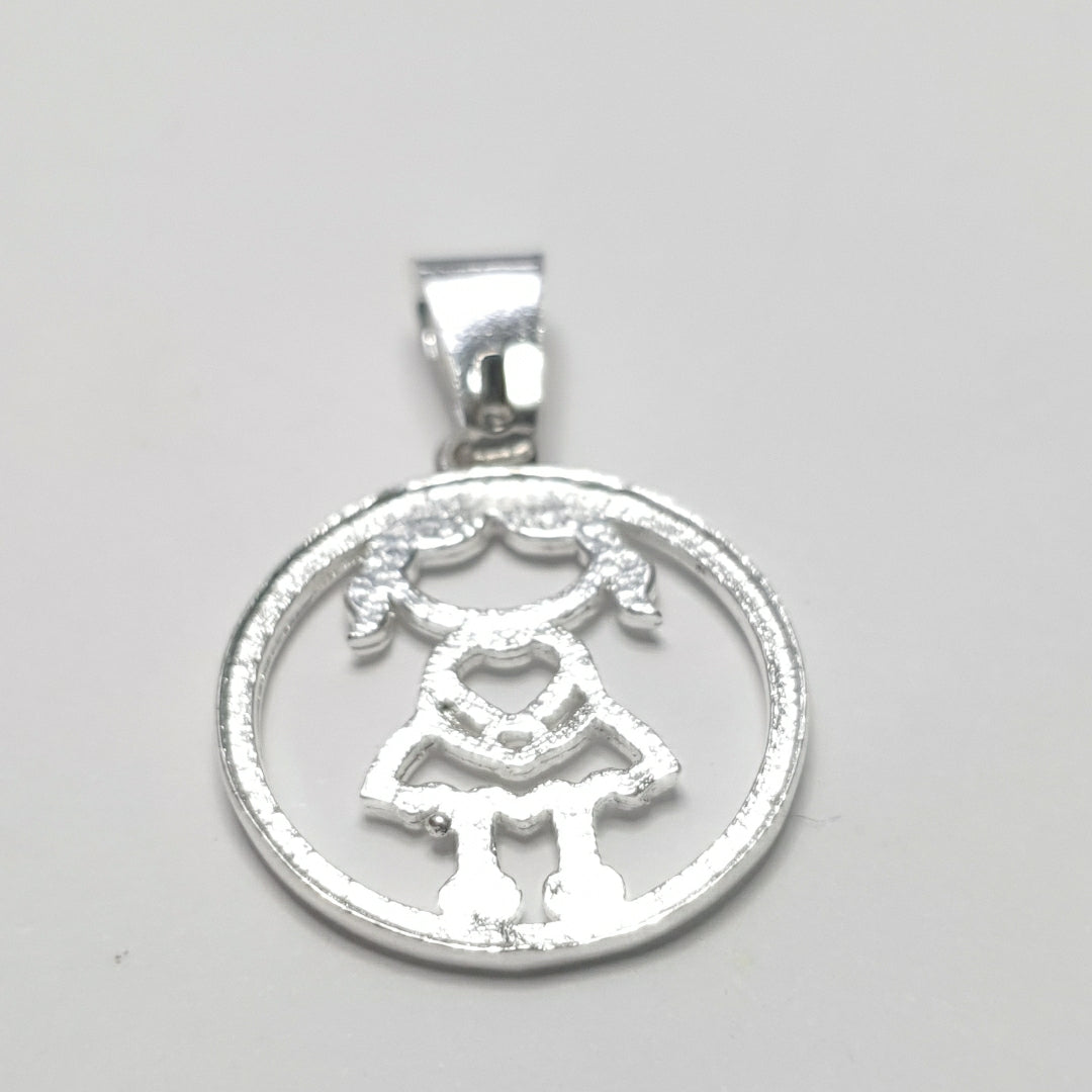 DIJE NIÑA PLATA .925 1.8 GR (NUEVO)