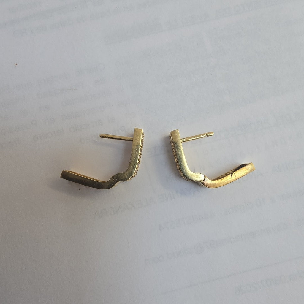 ARETES PAR ORO 14 K 5,20 GRMS (SEMINUEVO)