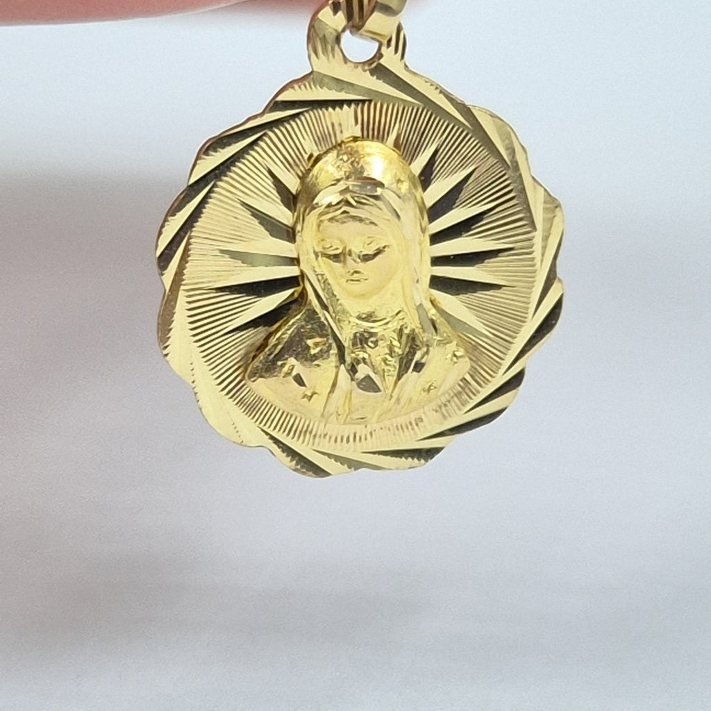 MEDALLA RELIGIOSA ORO 14 K 1.2 GRMS (SEMINUEVO)