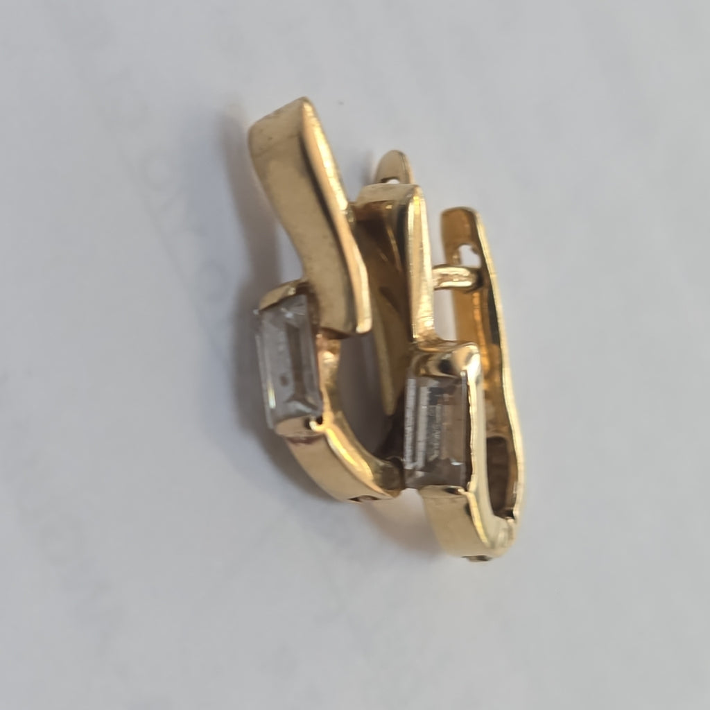 ARETES PAR ORO 14 K 3,70 GRMS (SEMINUEVO)