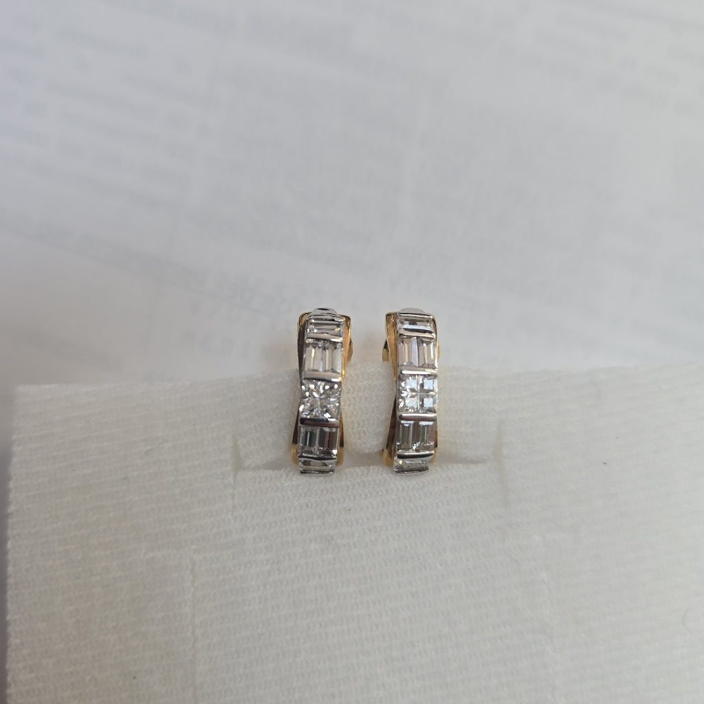 ARETES PAR ORO 14 K 4,70 GRMS (SEMINUEVO)