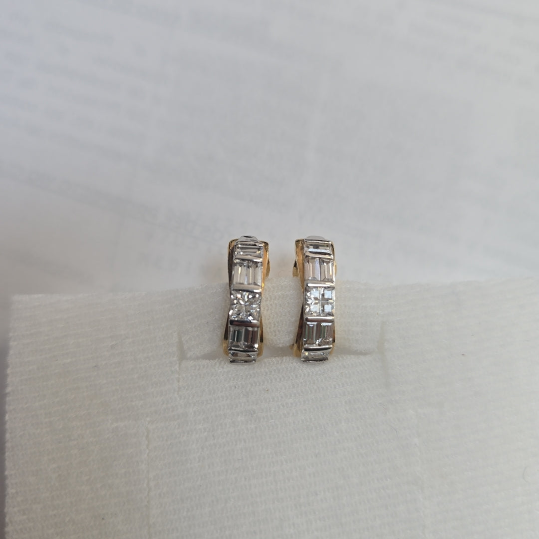 ARETES PAR ORO 14 K 4,70 GRMS (SEMINUEVO)