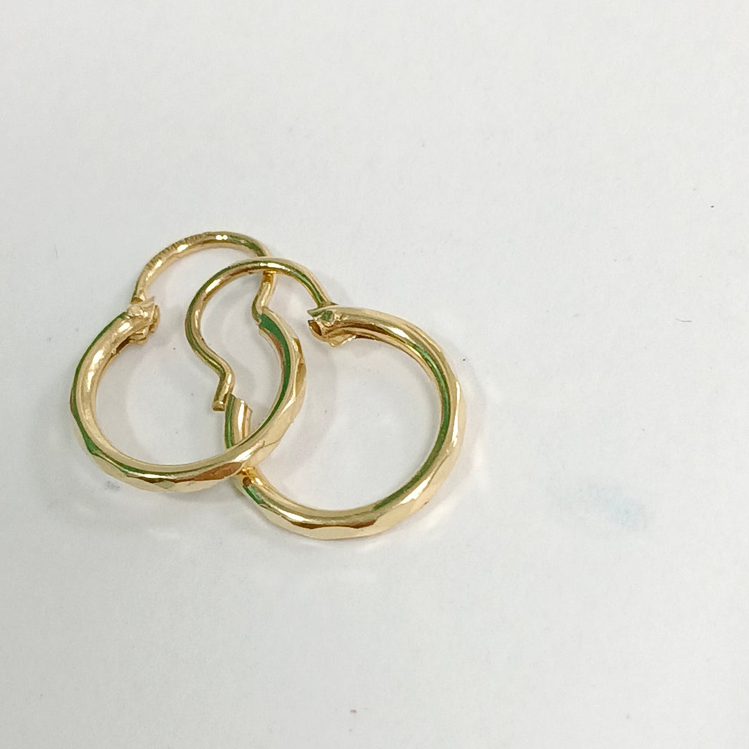 ARRACADAS PAR ORO 14 K 0.8 GRMS (SEMINUEVO)