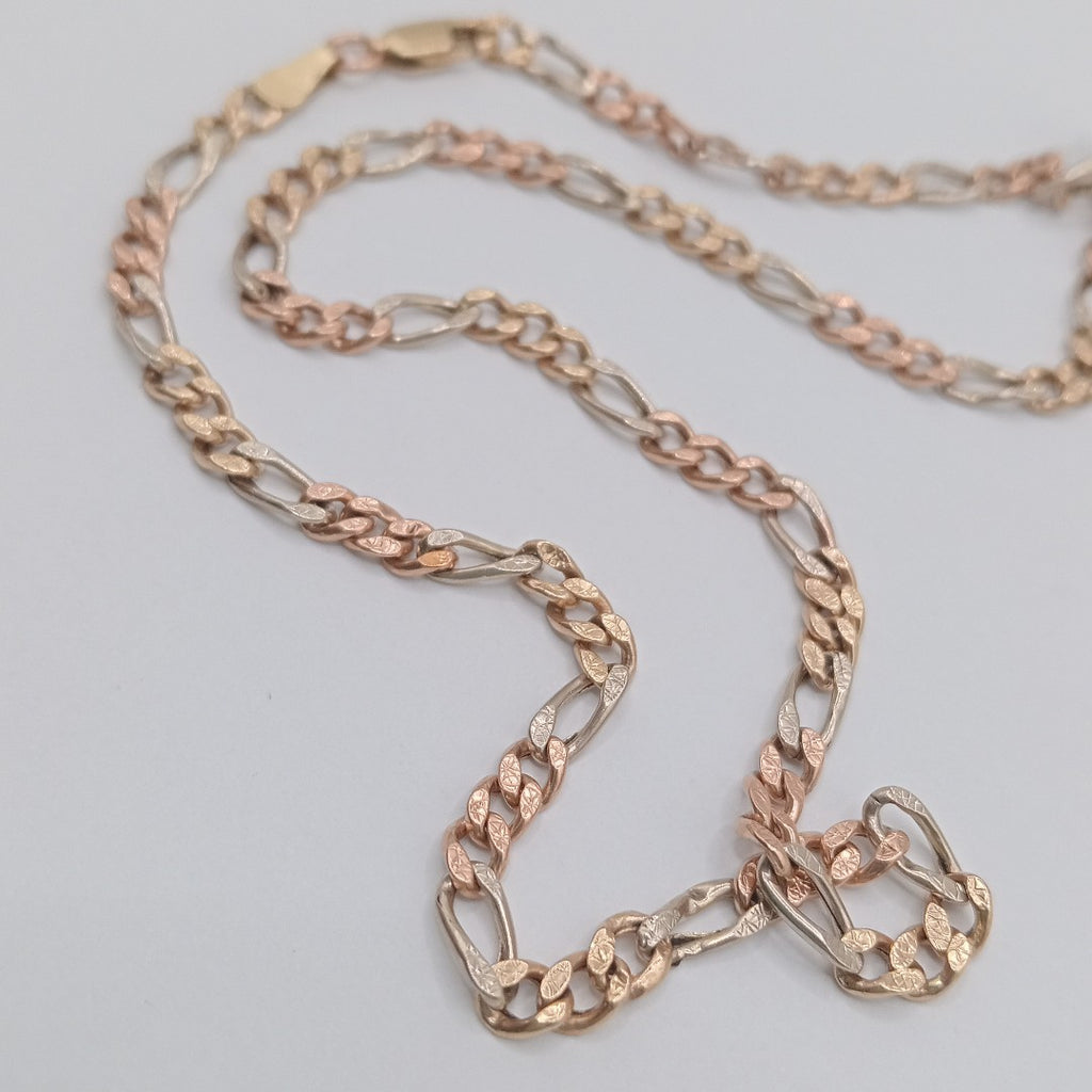 CADENA ORO COMBINADO 14 K 5,30 GRMS (SEMINUEVO)
