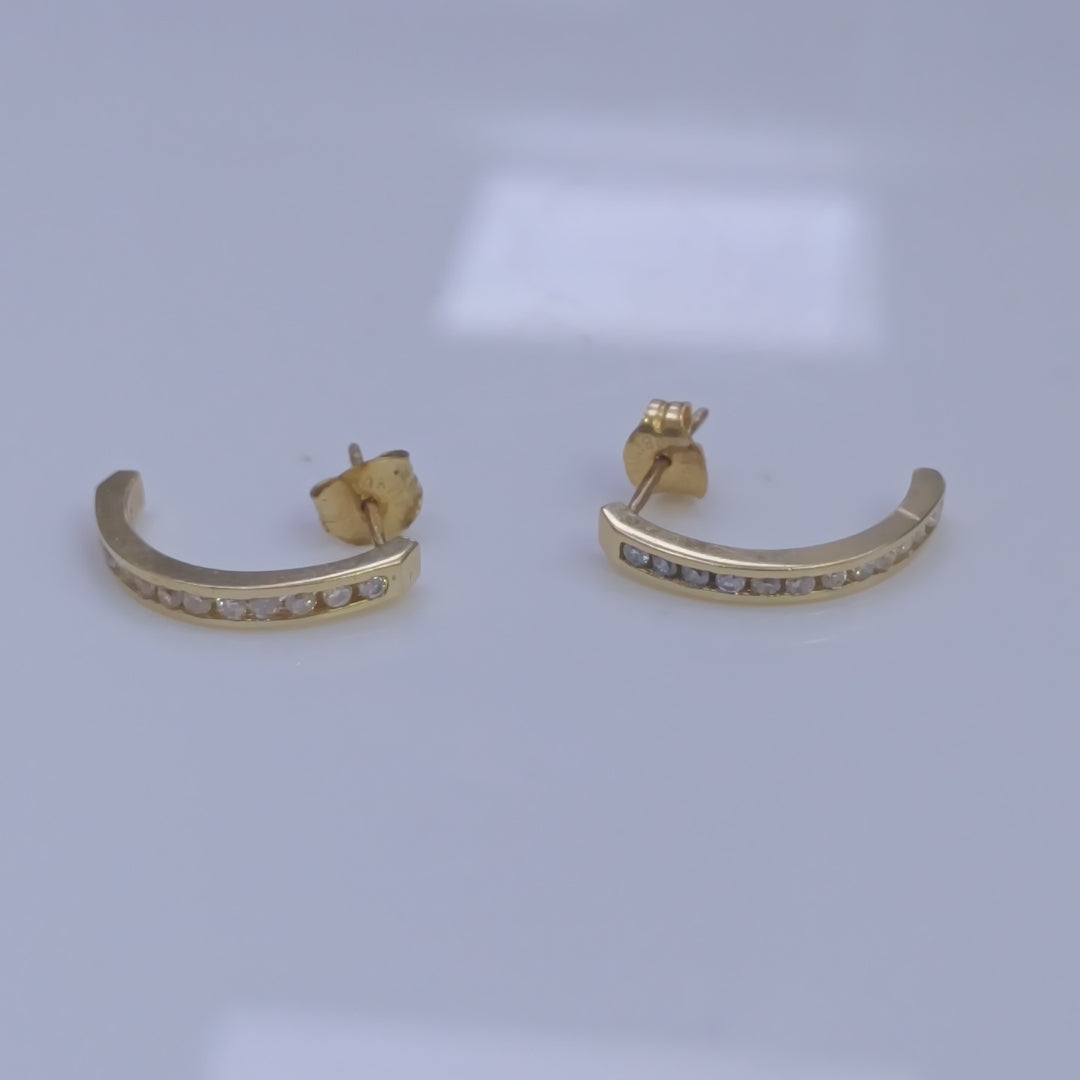 BROQUELES PAR ORO 14 K 2.3 GRMS (SEMINUEVO)